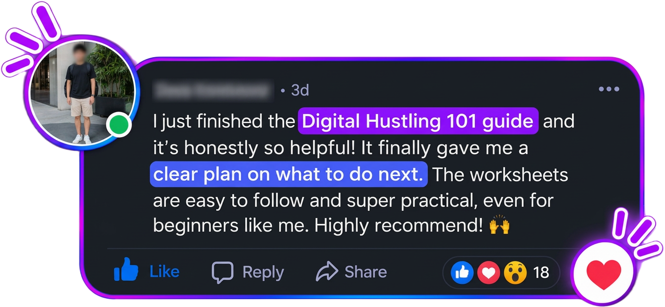 Student review of the Digital Hustling 101 guide
